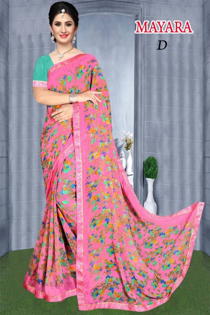 Mayara Daily Casual Wear Weightless With Digital Printed Saree Collection